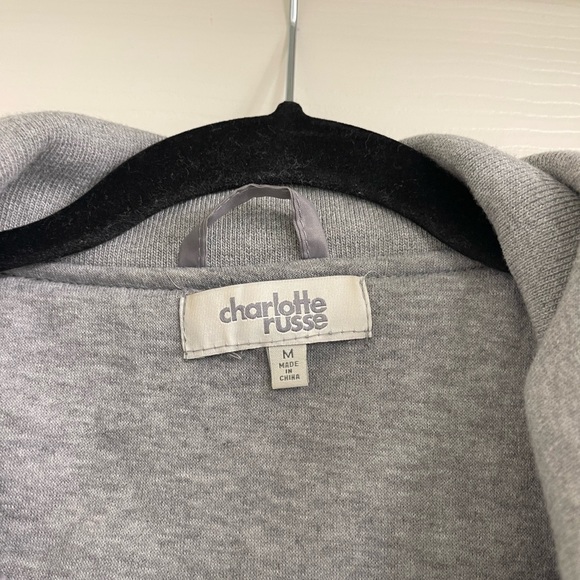 Women’s Charlotte Russe Gray Peacoat Size M - Picture 3 of 7